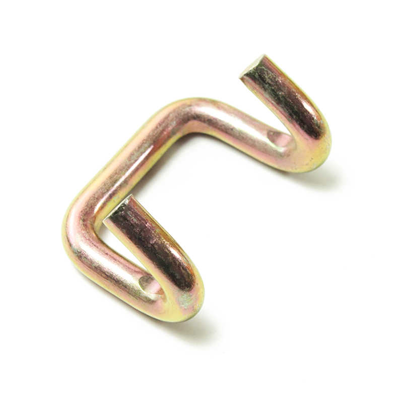 2 اینچ 5T پنجه زرد روی قلاب U برای تسمه شستشوی محموله