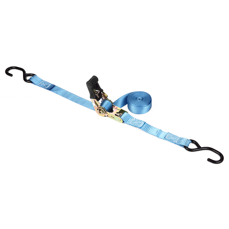 تسمه های کراوات 1 اینچ 25 میلی متر 800 کیلوگرم با قلاب S با روکش سیاه