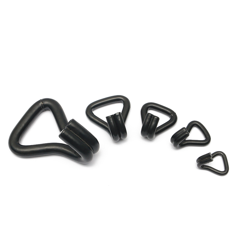 1-1/16 اینچ 1500 کیلوگرم/3000 پوند سیاه PVC پوشش داده شده دوتایی j قلاب j قلاب